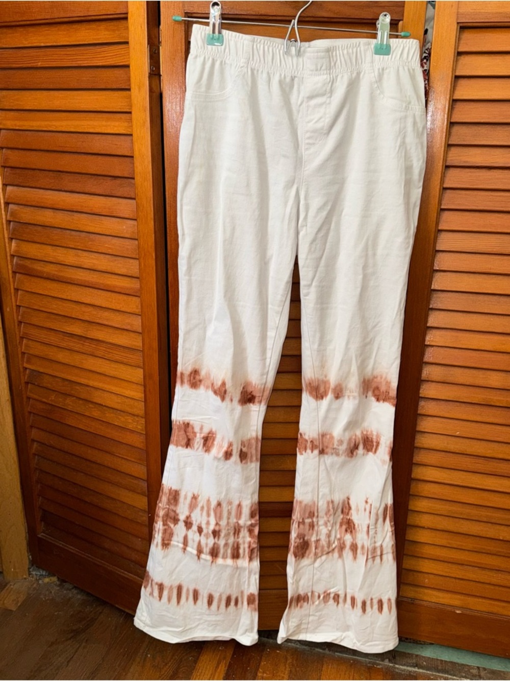 Versona Tie-Dye Flare Pants - Modern Fit